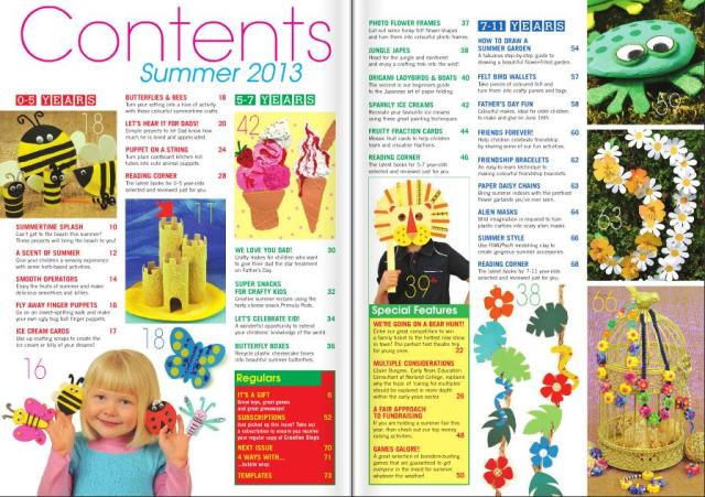 Summer 2013 contents pages